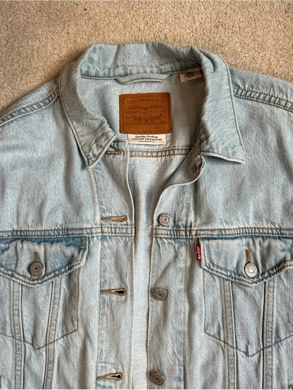 Levis levi denim